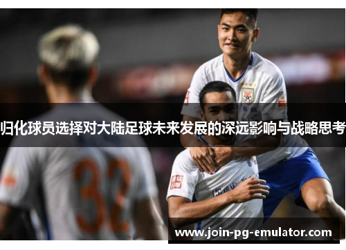 归化球员选择对大陆足球未来发展的深远影响与战略思考