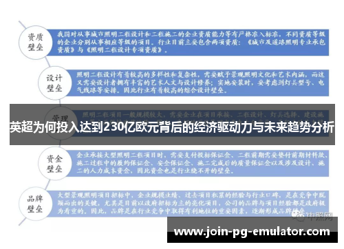 英超为何投入达到230亿欧元背后的经济驱动力与未来趋势分析